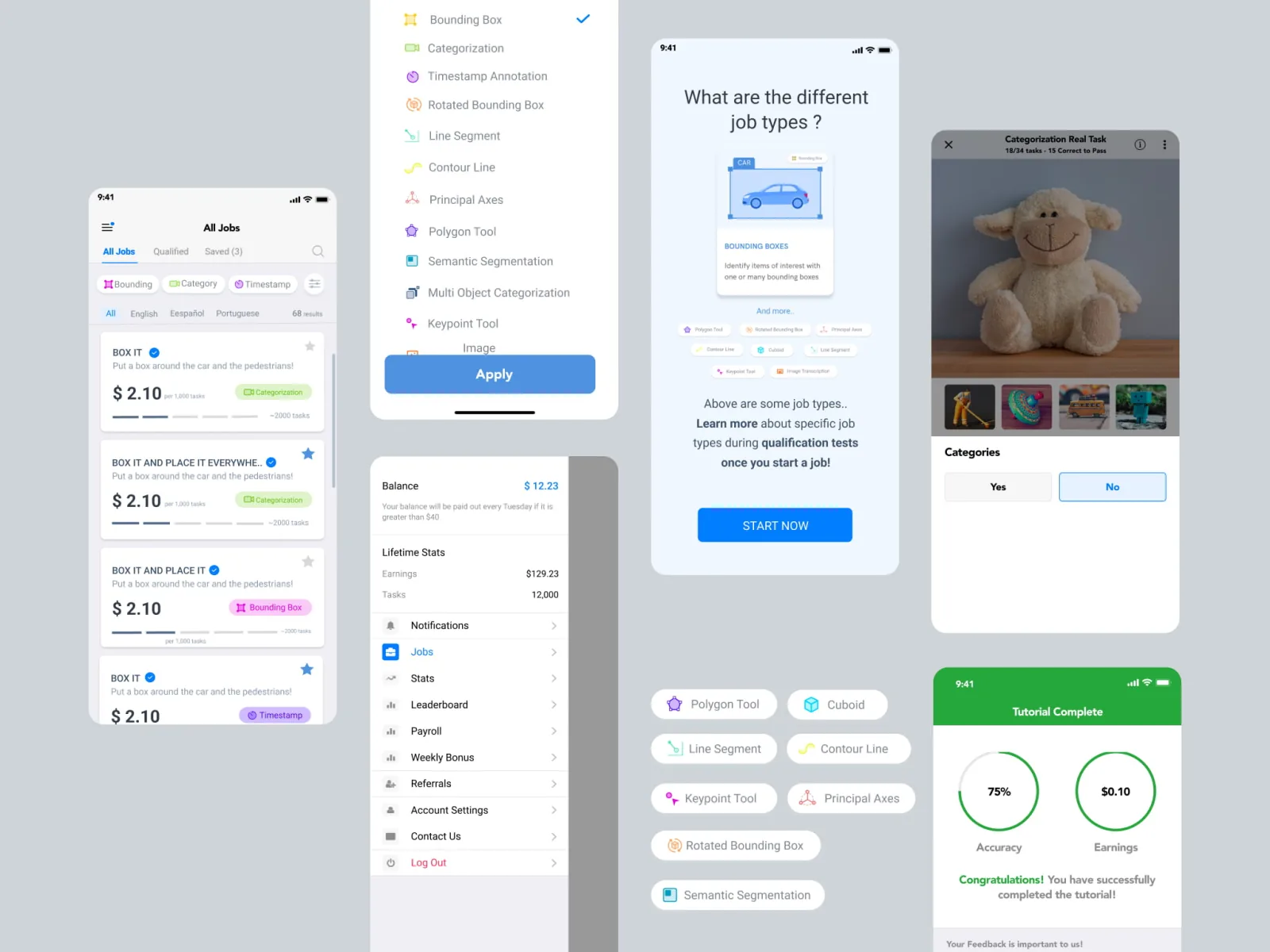 Hive Work AI labelling worker app